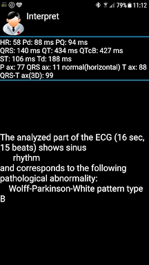 Cardiax Mobile ECG screenshots