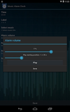 Music Alarm Clock screenshots