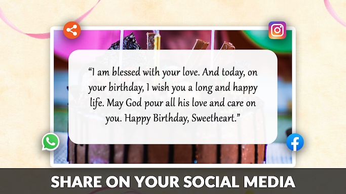 Birthday Cards & Messages Wish screenshots