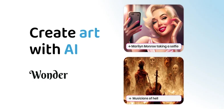 Wonder - AI Art Generator screenshots