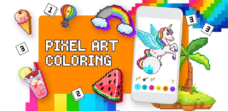Pixel Art Games: Pixel Color screenshots