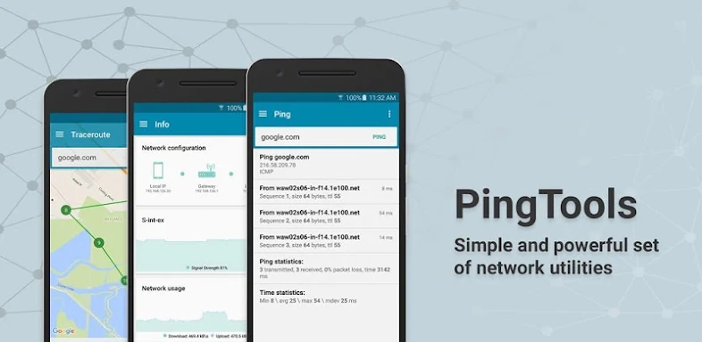 PingTools Network Utilities screenshots