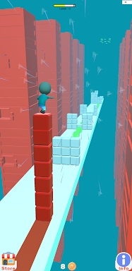 Bridge game - ladder race screenshots