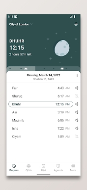 Prayer Times and Qibla screenshots