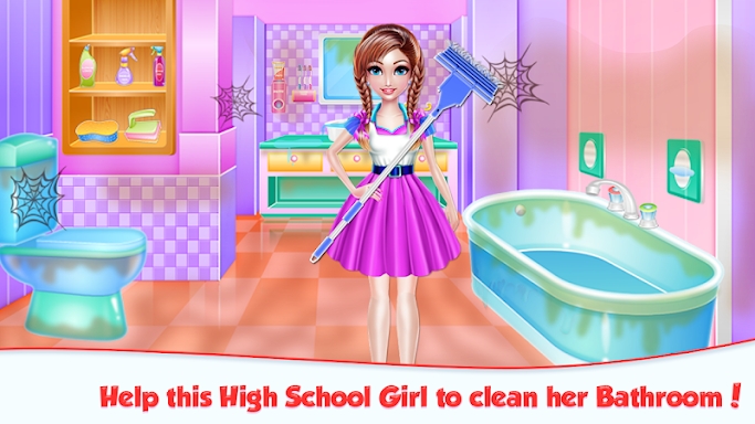 Highschool Girl House Cleaning screenshots