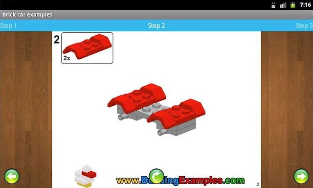 Brick car examples screenshots
