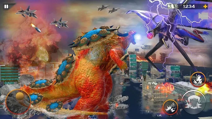 Monster Dinosaur Rampage Game screenshots