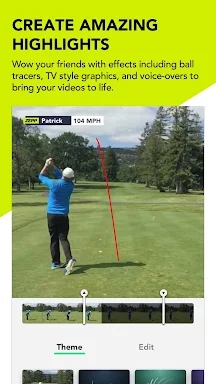 Zepp Golf Swing Analyzer screenshots