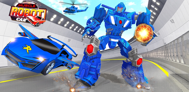 Muscle Car Robot Car Game screenshots