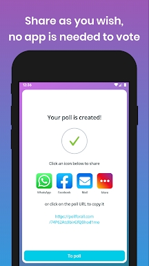 Poll For All - Create polls screenshots