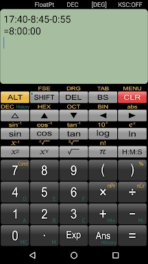 Panecal Scientific Calculator screenshots