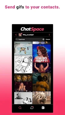 ChatSpace - Chat, Talk & Fun screenshots