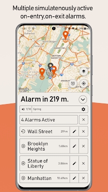 Naplarm - Location / GPS Alarm screenshots