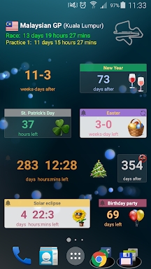 Event Countdown Widget screenshots