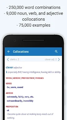 Oxford Collocations Dictionary screenshots