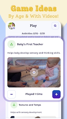 Pathways.org Baby Milestones screenshots