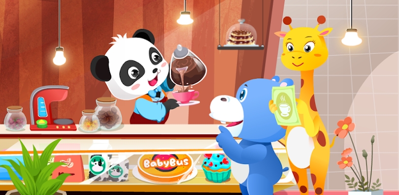 Baby Panda’s Summer: Café screenshots