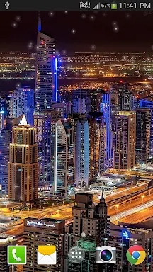 Dubai Night Live Wallpaper PRO screenshots