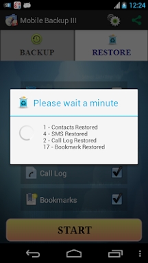 Mobile Backup 3 screenshots