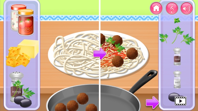 Cooking in the Kitchen game screenshots