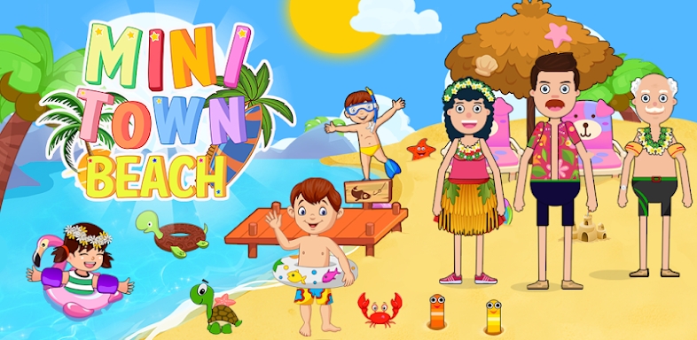 Mini Town: Beach Games screenshots