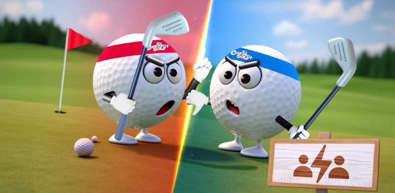 OneShot Golf - Robot Golf Game screenshots