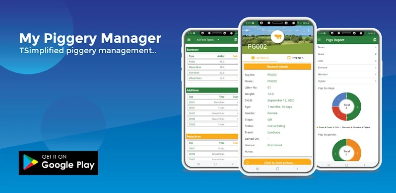 My Piggery Manager - Farm app screenshots