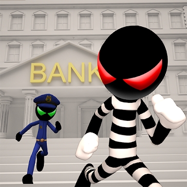 Stickman Bank Robbery Escape screenshots