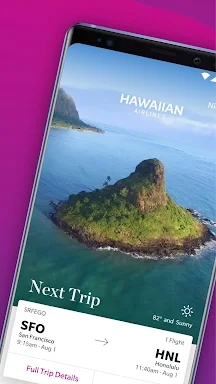 Hawaiian Airlines screenshots