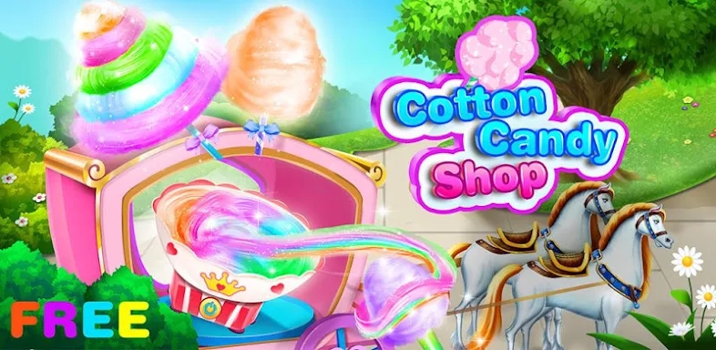 Cotton Candy Shop-Colorful Candies for Girls screenshots
