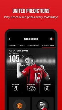Manchester United Official App screenshots