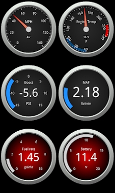 OBDLink (OBD car diagnostics) screenshots