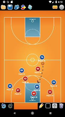 Coach Tactic Board: Basketball screenshots