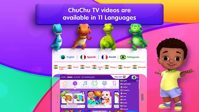 ChuChu TV Nursery Rhymes Pro screenshots