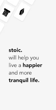 stoic. mental health training. screenshots