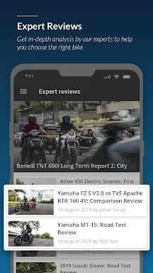 BikeWale- Bikes & Two Wheelers screenshots