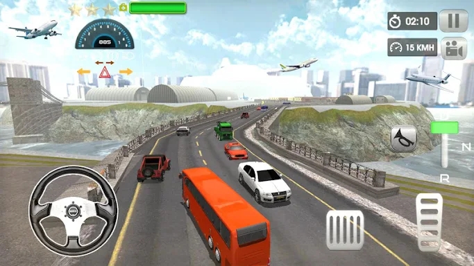 Mountain Bus Racing 3D screenshots