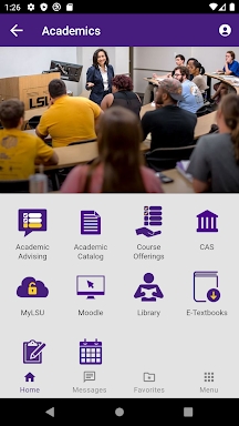 LSU Mobile screenshots