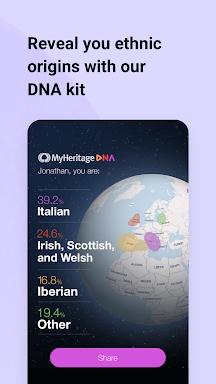 MyHeritage: Family Tree & DNA screenshots