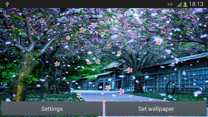 Sakura Live Wallpaper screenshots