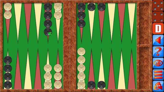 Backgammon V+ screenshots