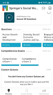 Social Work License Exam Prep screenshots