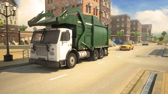 Garbage Truck Simulator 3D Rac screenshots