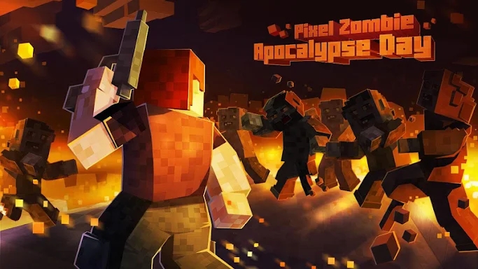 Pixel Zombie Apocalypse Day 3D screenshots