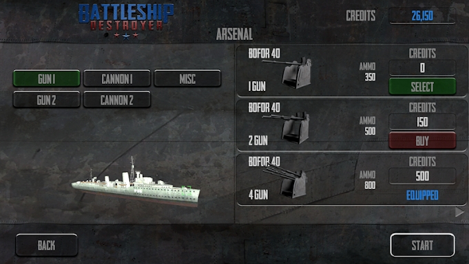 Battleship Destroyer Lite screenshots