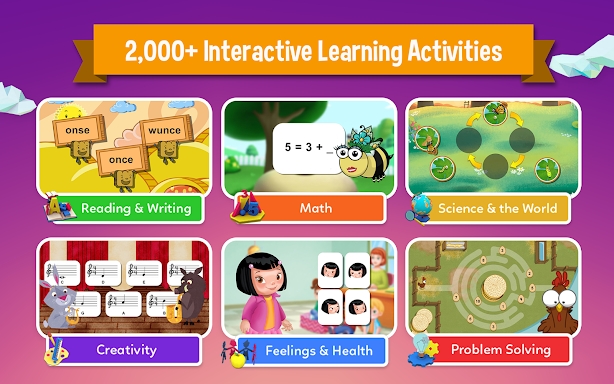 LeapFrog Academy™ Learning screenshots