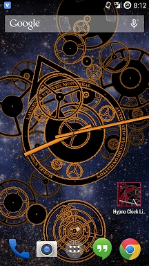Hypno Clock Live Wallpaper screenshots