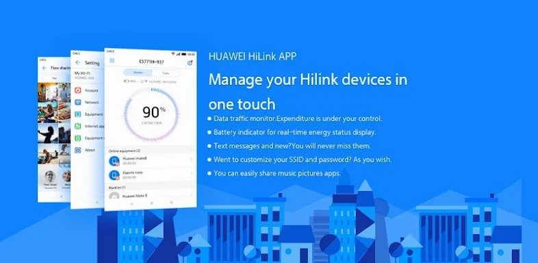 Huawei HiLink (Mobile WiFi) screenshots