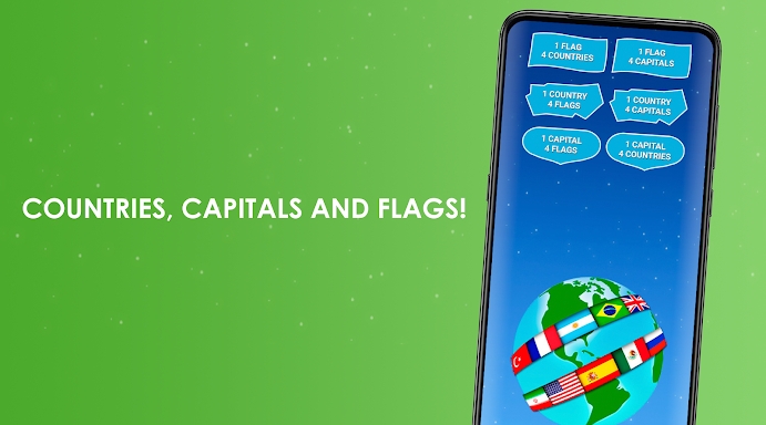 Flags of the world, capitals screenshots