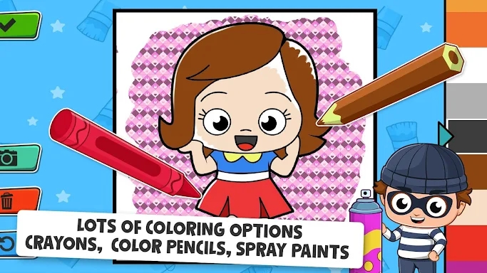 Baby Coloring game - Baby Town screenshots
